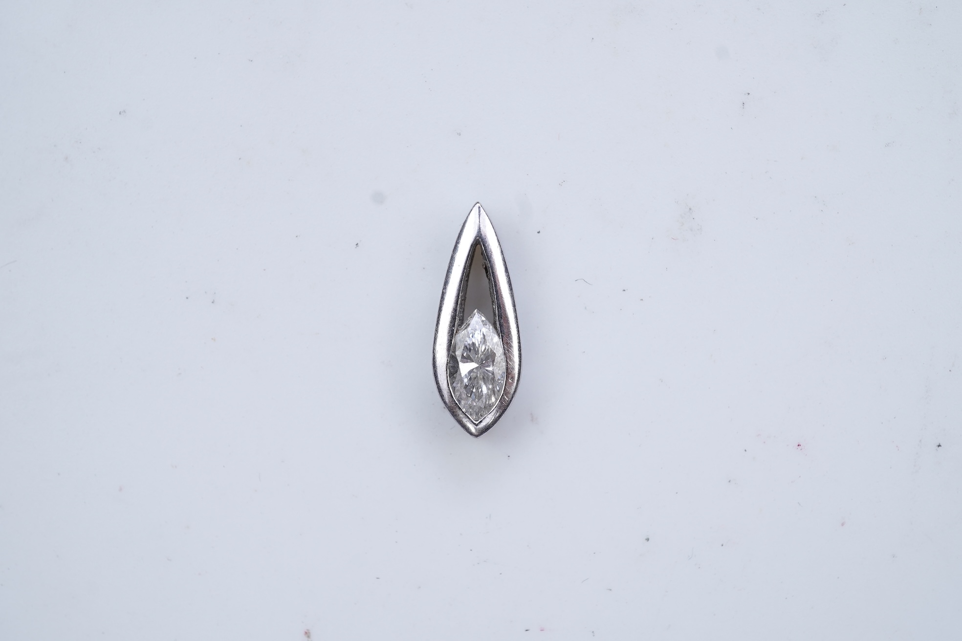 A diamond pendant